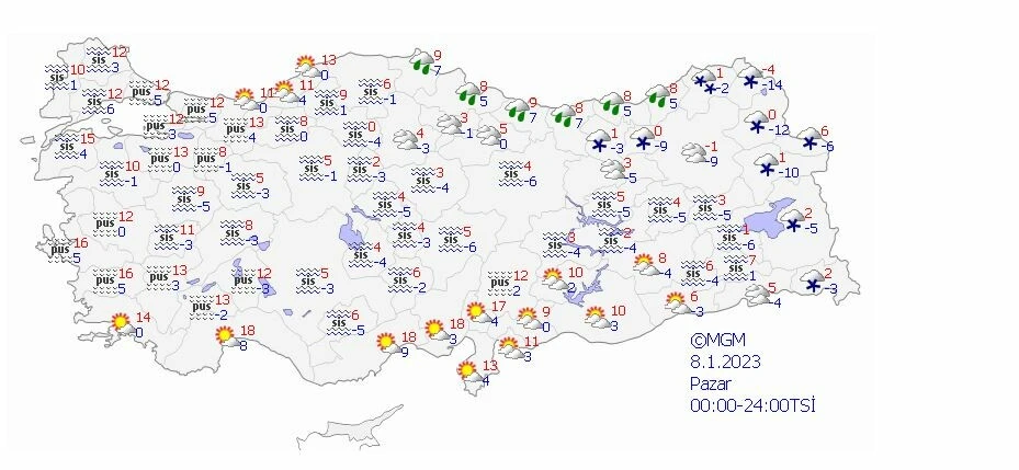 Sıcaklıklar eksi 14’e kadar indi! <a href=