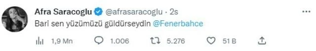 Yalı Çapkını’nın Seyran’ı Afra Saraçoğlu’ndan göndermeli derbi paylaşımı: Bari sen yüzümüzü güldürseydin!