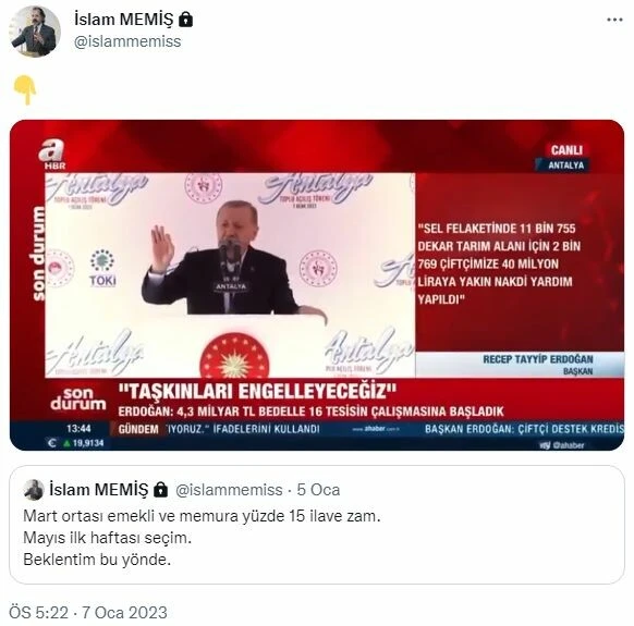 Ünlü ekonomistten memur ve emekliyi heyecanlandıran paylaşım: Yüzde 15 ek zam iddiası