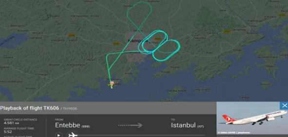Havada korku dolu anlar! THY'ye ait uçağın motoruna kuş sürüsü girdi 