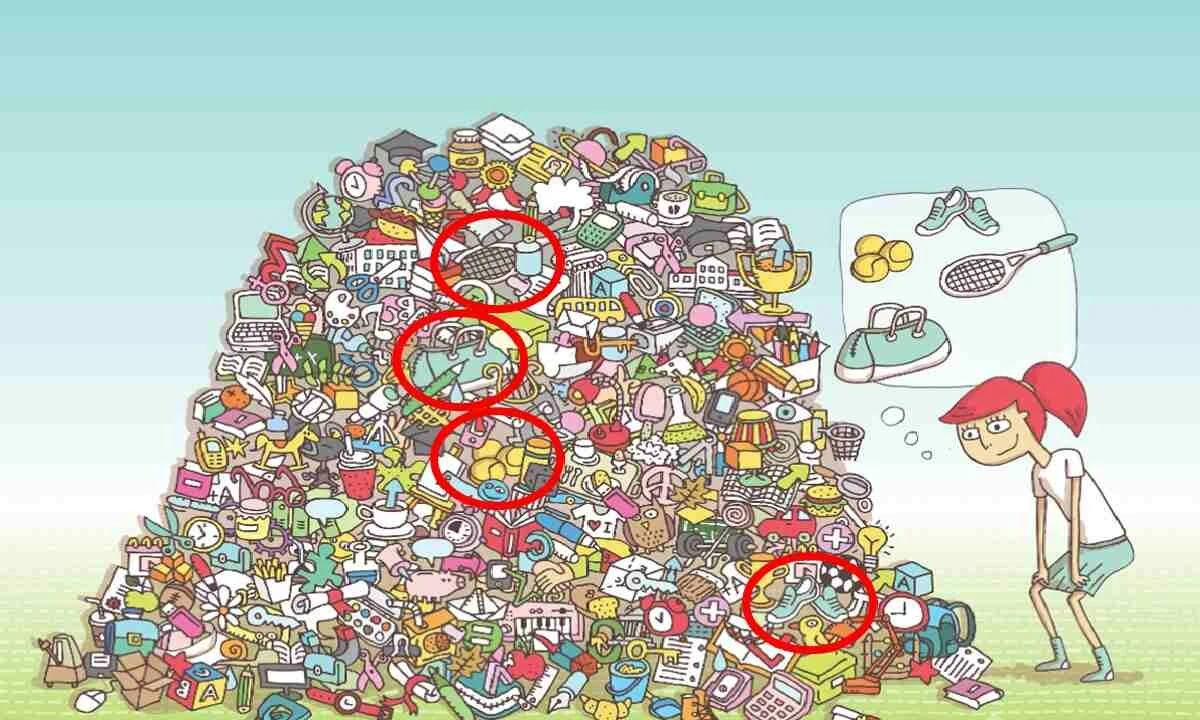 Dahi olmayan bu zeka testinden uzak dursun! 1000 kişiden sadece 12’si resimdeki gizli nesneleri 15 saniyede bulabildi
