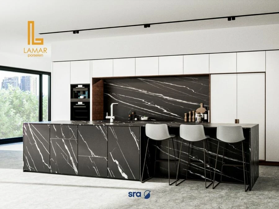 2023 yılının trendi: Lamar Porselen Mutfak Tezgahı