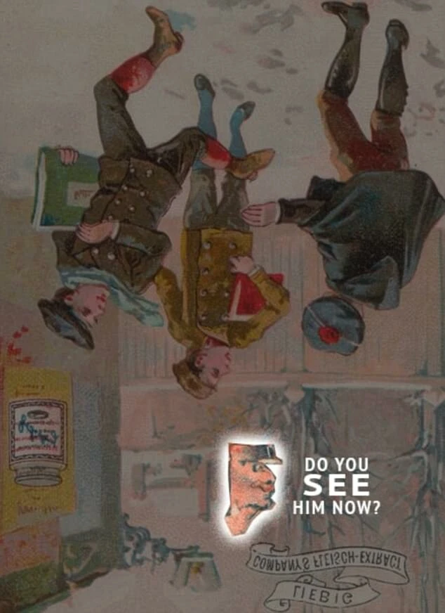 Dahilerin bile zorlandığı Vintage zeka testi! Resimdeki gizli polisi 15 saniyede bulabilirseniz IQ’nuz 160 çıkıyor