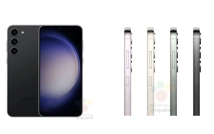Galaxy S23 basın görselleri lansman öncesi ortaya çıktı: İşte cihazların tasarımı!