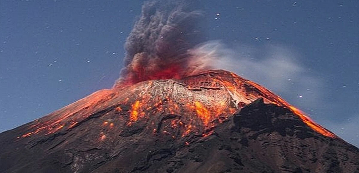 Popocatepetl Yanardağı korku saçıyor: 1 günde 3 patlama