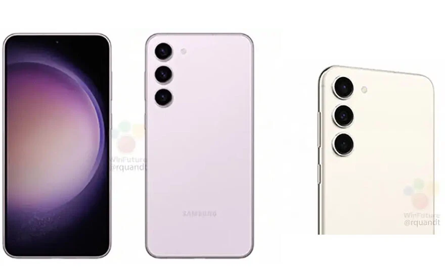 Galaxy S23 basın görselleri lansman öncesi ortaya çıktı: İşte cihazların tasarımı!