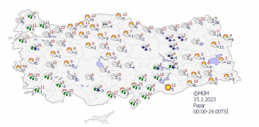 Hafta sonu hava nasıl olacak? Sıcaklıklar düşüşe geçti, yurdu sağanak ve kar etkisi altına alıyor (13 Ocak 2023 hava durumu)