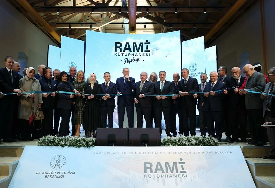 Son dakika! Cumhurbaşkanı Erdoğan Rami Kütüphanesi'nin açılışını yaptı: 100. yılda hedef 100 yeni kütüphane