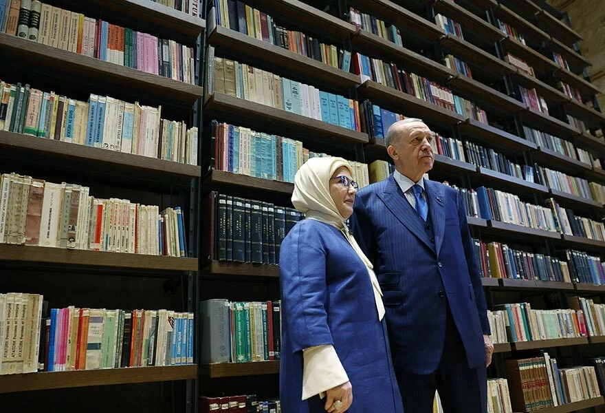 Son dakika! Cumhurbaşkanı Erdoğan Rami Kütüphanesi'nin açılışını yaptı: 100. yılda hedef 100 yeni kütüphane