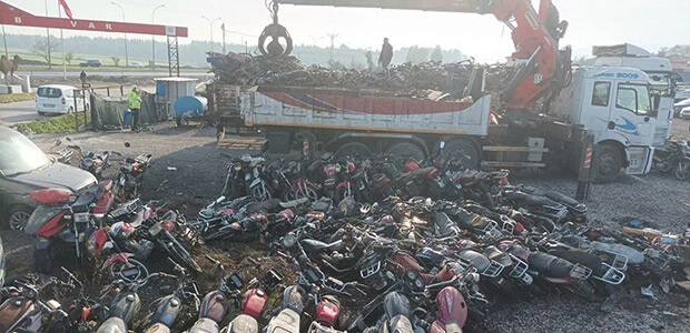 Bir yıldır kimse almıyor! Sahipsiz motorlar silah yapılacak