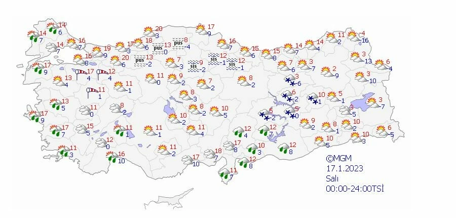 Bugün hava nasıl olacak? Meteoroloji sağanak ve kar uyarısında bulundu (15 Ocak 2023 hava durumu)