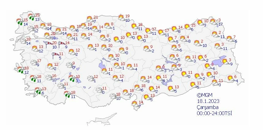 Bugün hava nasıl olacak? Meteoroloji sağanak ve kar uyarısında bulundu (15 Ocak 2023 hava durumu)