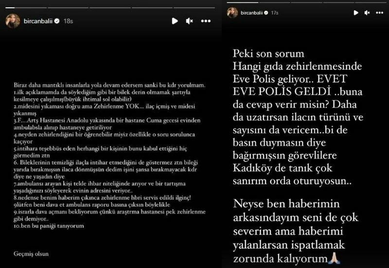 Hafsanur Sancaktutan'ın bileklerini kestiğini söyleyen Bircan Bali’ye tepkiler çığ gibi büyüyor!