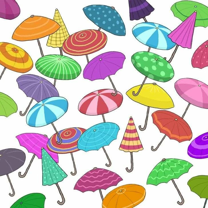 Mantığınıza takla attıracak zeka testi: İkincisi olan şemsiyeyi 5 saniyede fark edenler zekasıyla gurur duyabilir!