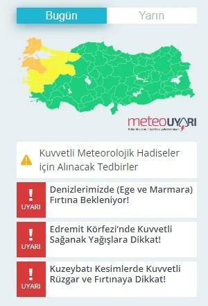 Feribot seferlerine fırtına engeli: Seferler iptal edildi