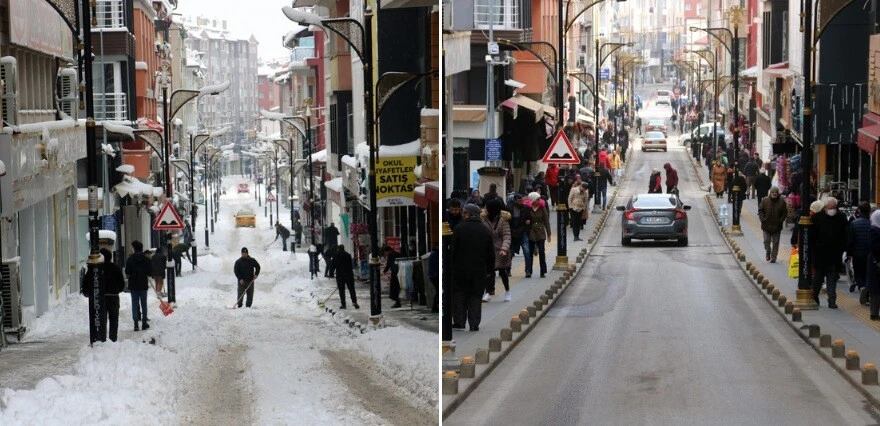 Sivas'ta iki fotoğraf arasındaki fark kuraklığı gözler önüne serdi: Yakında kar duasına çıkacağız