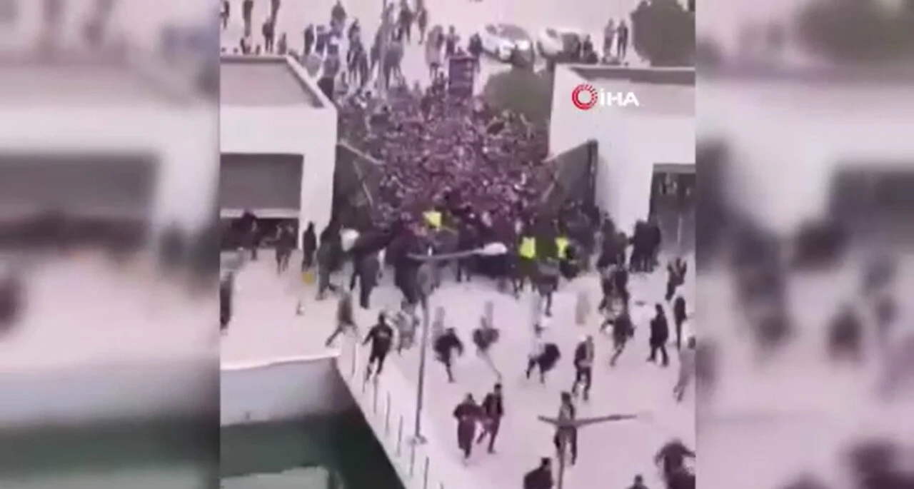 Final maçı öncesi korkunç izdiham! Biletsiz taraftarlar ortalığı karıştırdı: Ölü ve yaralılar var