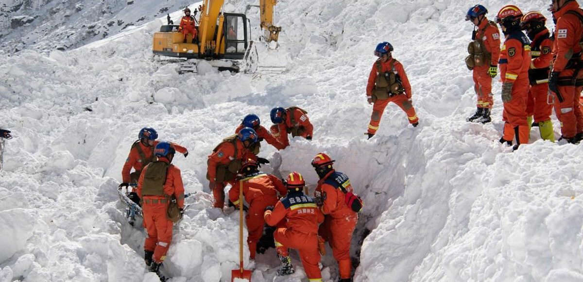 Çin&#039;de çığ faciası: 28 kişi hayatını kaybetti