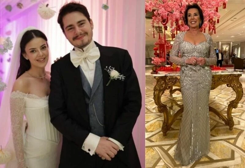 Perihan Savaş oğlunu evlendirdi: Gelinin güzelliği göz kamaştırdı!