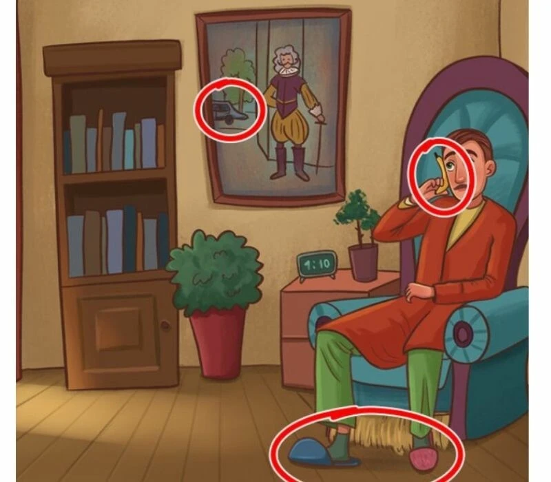 En pratik zeka testi: Resimdeki 3 mantık hatasını 9 saniyede fark eden dahi kabul ediliyor!