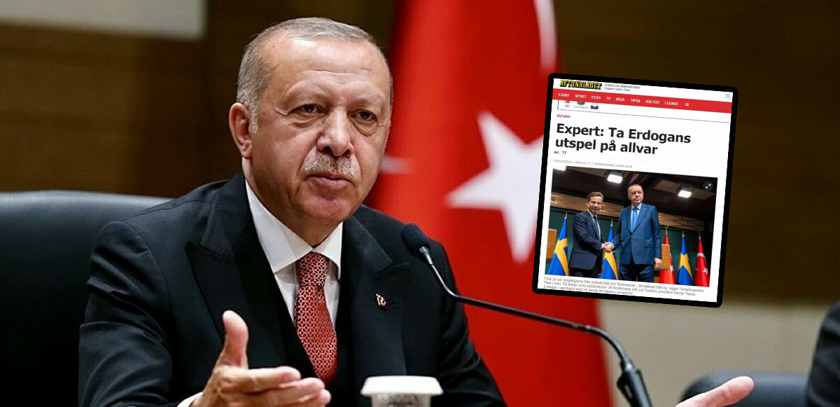 Cumhurbaşkanı Erdoğan&#039;ın İsveç resti manşetlerde yankılandı: Hiç bu kadar sert konuşmamıştı