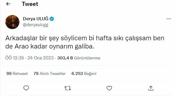 Şarkıcı Derya Uluğ, Fenerbahçeli futbolcuyu eleştirince sosyal medyada alay konusu oldu!