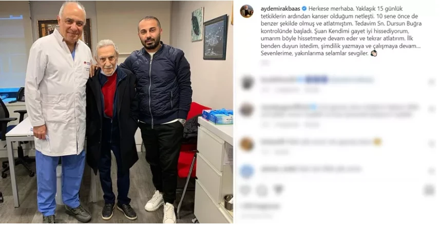 Son dakika! Ünlü oyuncu Aydemir Akbaş'tan kötü haber: Kansere yakalandı