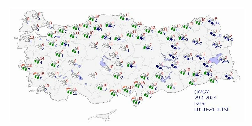 Güneşe veda vakti geldi: Sağanak, kar ve fırtına… Meteoroloji uyarılarını peş peşe sıraladı (25 Ocak güncel hava durumu)