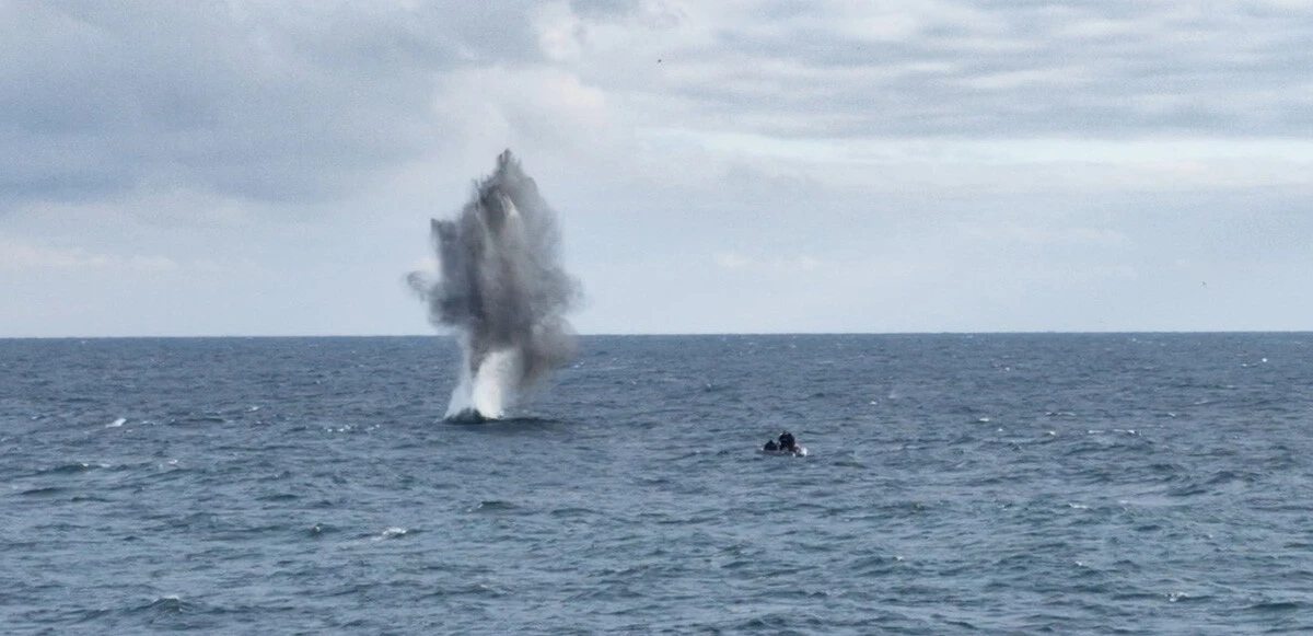 Karadeniz'de mayın tehlikesi! Bulgaristan duyurdu: Patlamaya hazır imha edildi