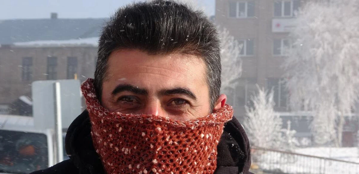 Türkiye'nin en soğuk ilçesi eksi 28 dereceyle buz kesti