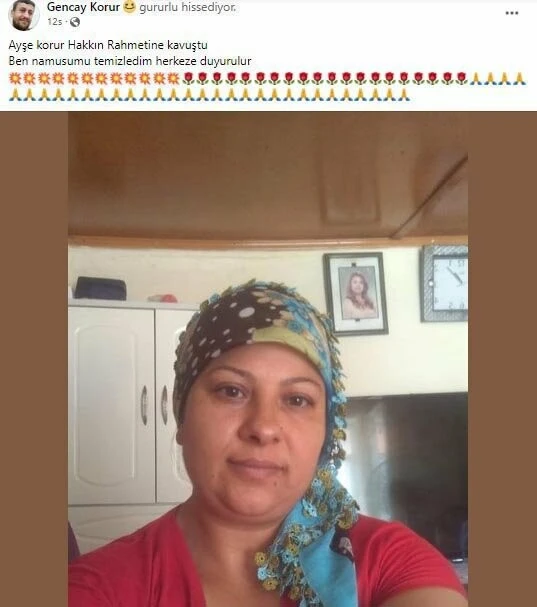 Eşini öldürdükten sonra ‘gururlu’ paylaşımı yapan cani koca için ağırlaştırılmış müebbet istendi