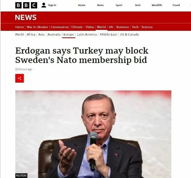 Cumhurbaşkanı Erdoğan'ın 'İsveç şok olacak' ifadeleri dünya basınında yankı uyandırdı