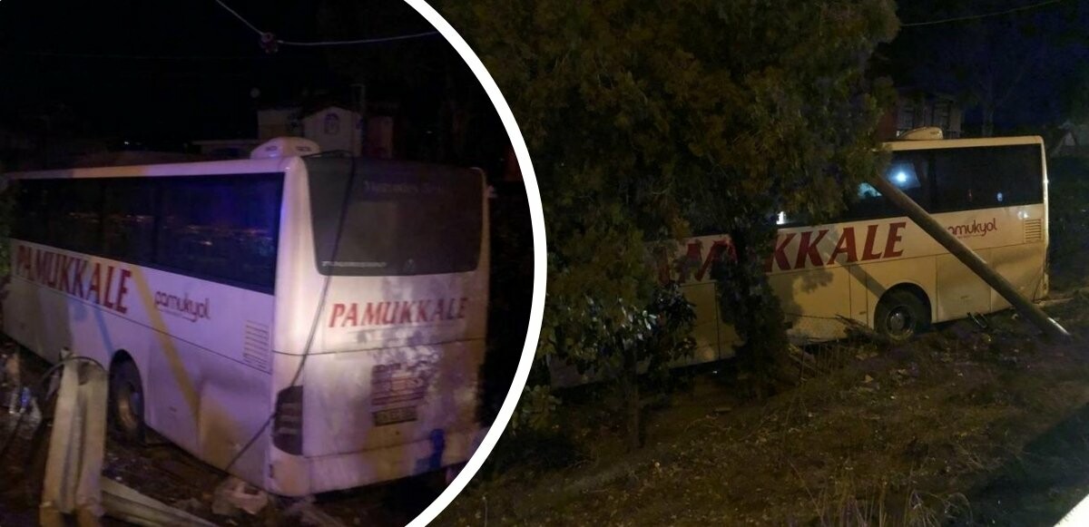 Manisa&#039;da yolcu otobüsü kamyonete çarptı, 3&#039;ü çocuk 7 kişi yaralandı