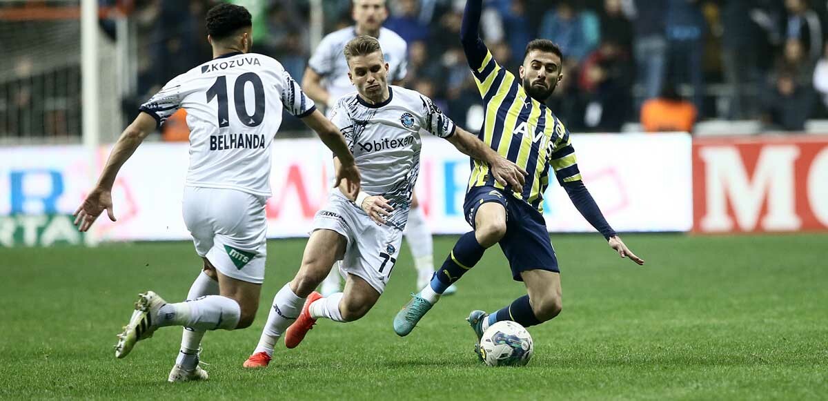 Müthiş maçta kazanan çıkmadı! Maç sonucu: Adana Demirspor 1-1 Fenerbahçe