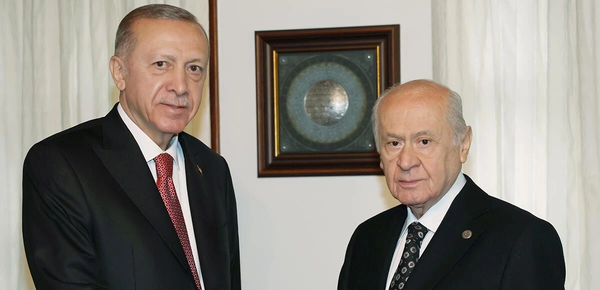 Ankara'da kritik zirve: Cumhurbaşkanı Erdoğan, MHP lideri Bahçeli ile görüştü