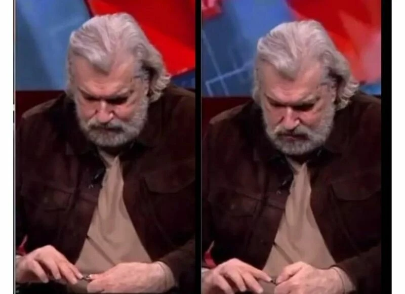 Şahan Gökbakar, siyaset programında tırnaklarını kesen Hakan Bayrakçı’yı tiye aldı:Canlı yayında diş fırçaladı!