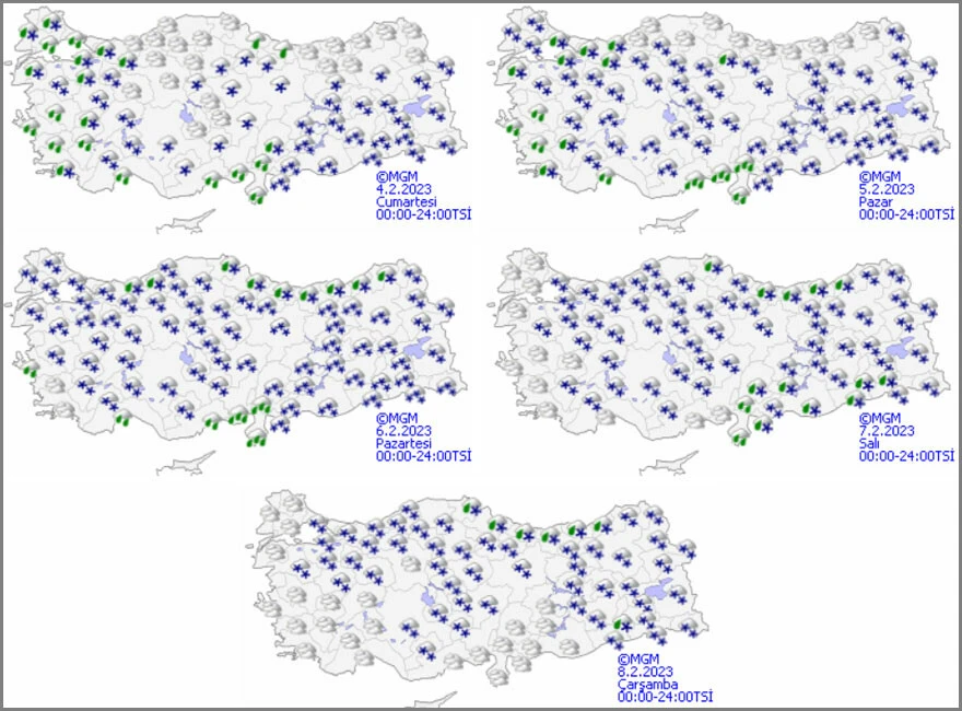 Meteoroloji, AKOM ve Valilik kar için tarih verip uyardı: Hava buz kesecek