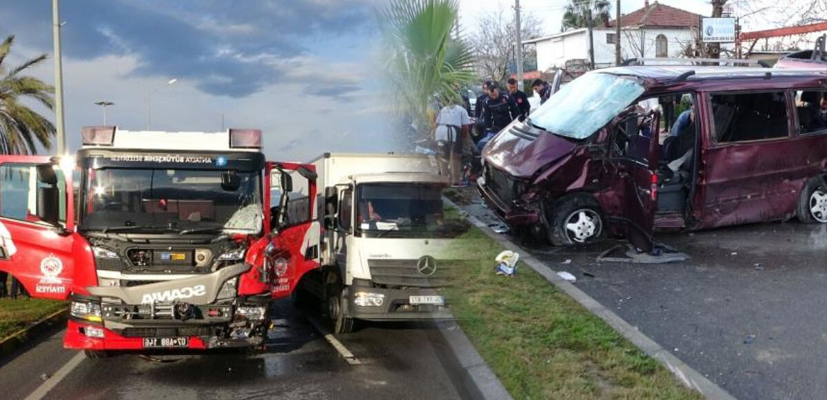 Antalya&#039;dan depremzedelere yardıma giderken kaza yaptılar: Ölü ve yaralılar var