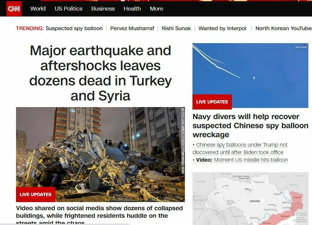 Türkiye'deki deprem felaketi dünya basınında büyük yankı uyandırdı! 16 ülke sallandı