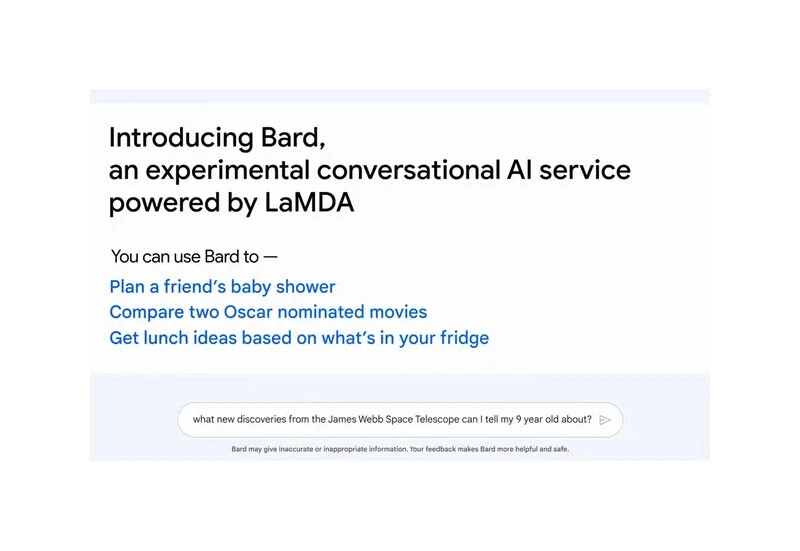 ChatGPT’ye rakip çıktı: Google, yapay zeka sohbet robotu "Bard’ı tanıttı!
