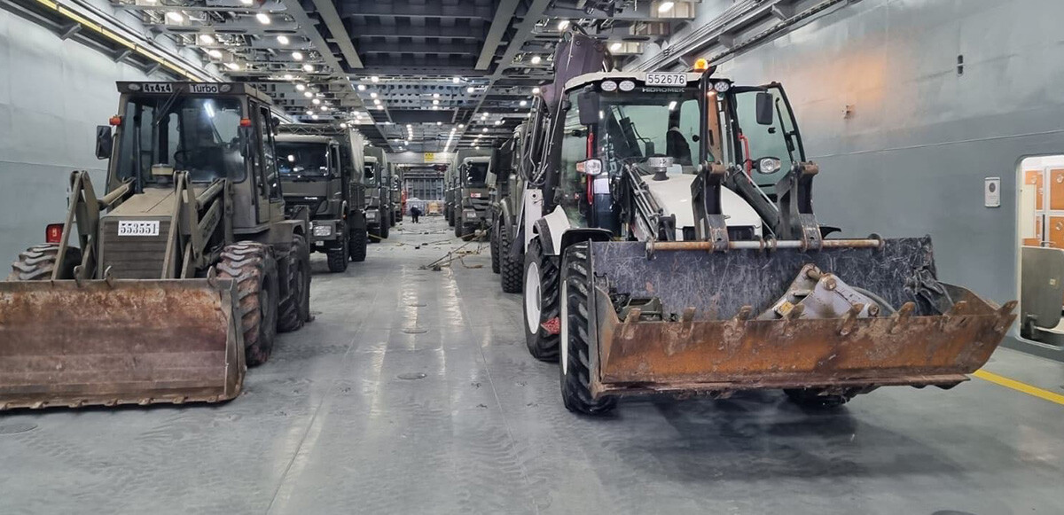 Hatay&#039;a deniz koridoru! Yerli ilk acil müdahale gemileri yola çıktı