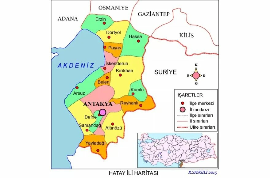 HATAY İLÇELERİ | Kaç İlçesi Var, Hatay'ın Nüfusu Kaç 2023? Erzin Belediye Başkanı kim? - 2. Resim