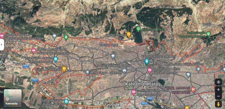 Depremin acı bilançosu havadan çekilen görüntüyle ortaya kondu: Kahramanmaraş'ın yarısı yok!
