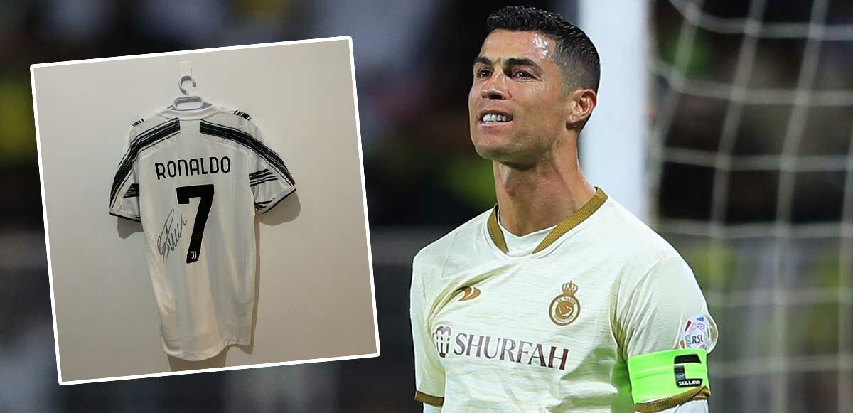 Cristiano Ronaldo&#039;dan Türkiye&#039;ye destek: İmzalı forması satışa çıkıyor