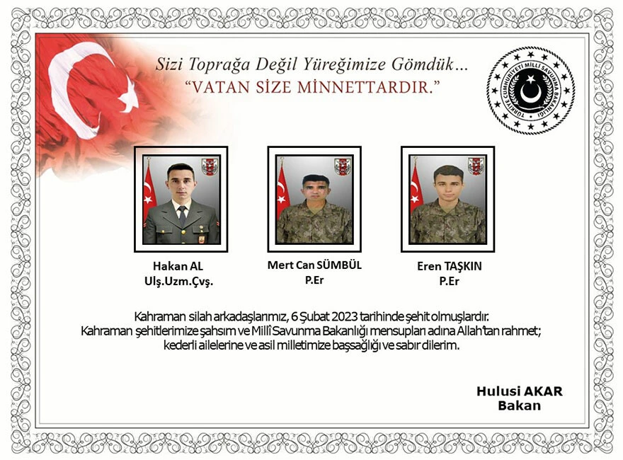 4 gün önce annesi tarafından birliğine teslim edilen asker depremde şehit oldu