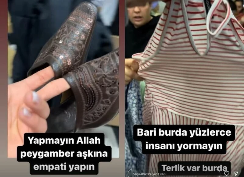 Yüz kızartan deprem yardımları! Ünlü futbolcunun eşi Derya Balta isyan etti: O kadar acının içinde haşama nedir?