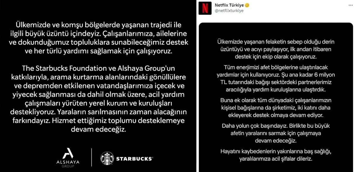 Starbucks ve Netflix'ten boykot sonrası geri adım