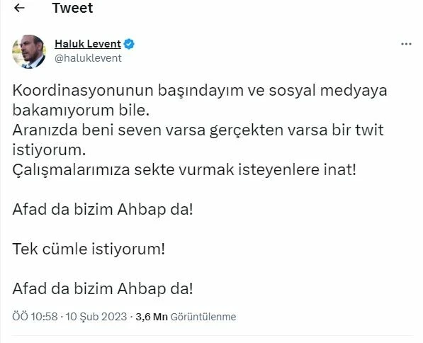 Ahbap’ı hedef alan MHP'li isme Haluk Levent'ten cevap gecikmedi: Beni seven varsa...