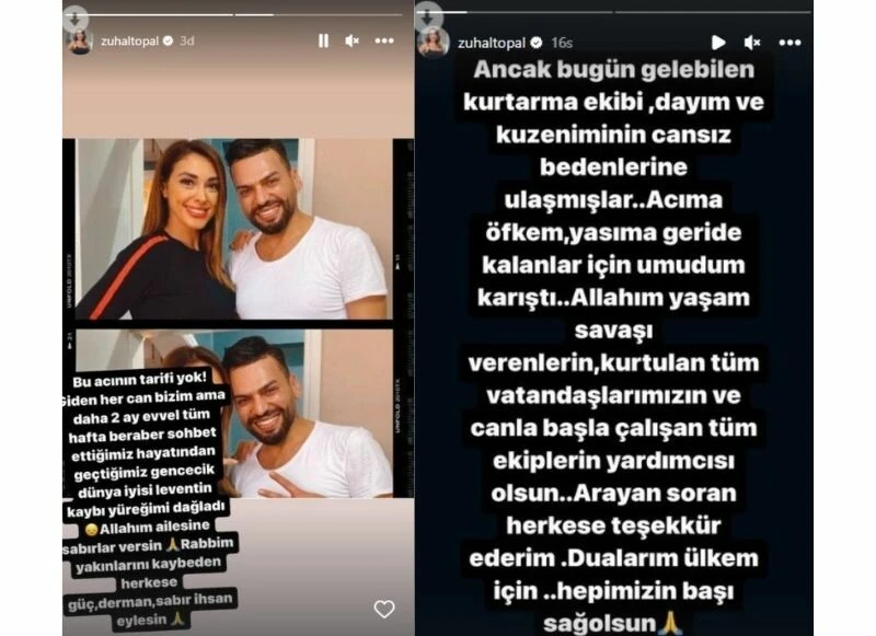 Depremde yakın akrabalarını kaybeden Zuhal Topal darmadağın oldu: Bu acının tarifi yok!