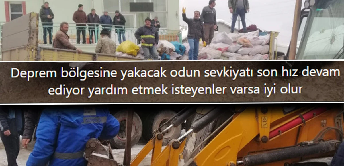 Türkiye tek yürek: Deprem bölgelerine kamyon kamyon yakacak yardımı